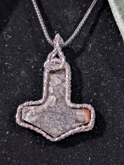 Marcasite Mjolnir Pendant