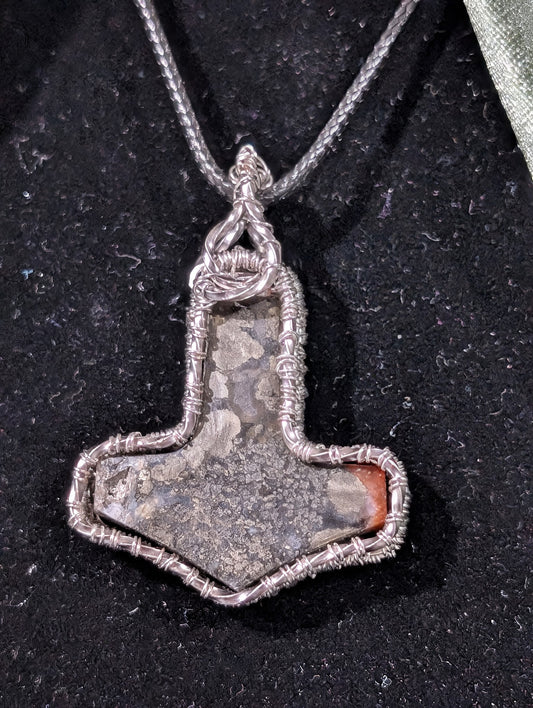 Marcasite Mjolnir Pendant