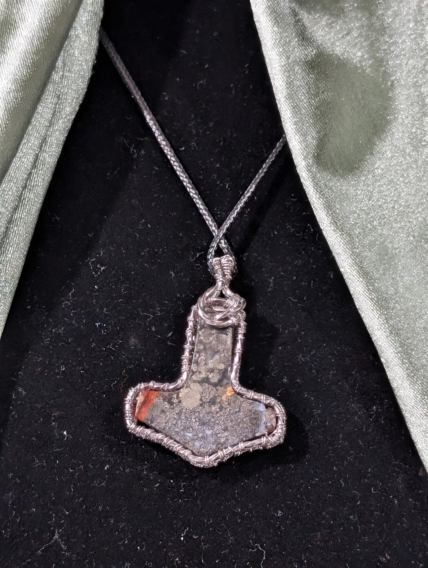 Marcasite Mjolnir Pendant