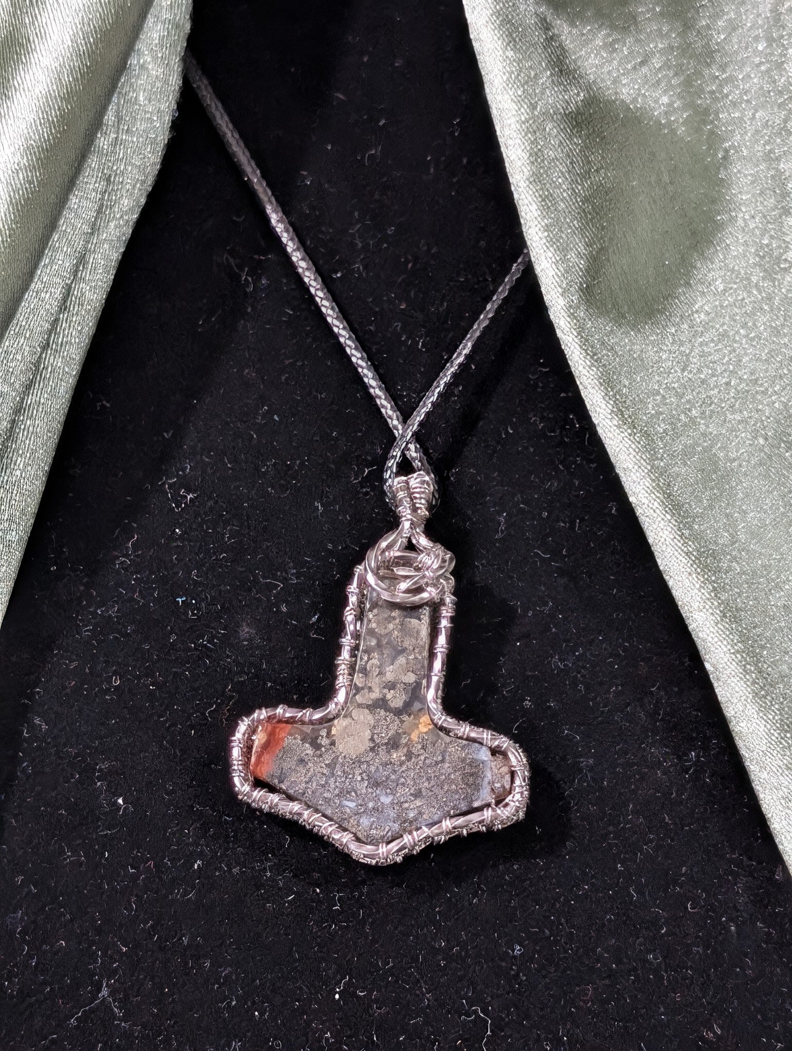 Marcasite Mjolnir Pendant