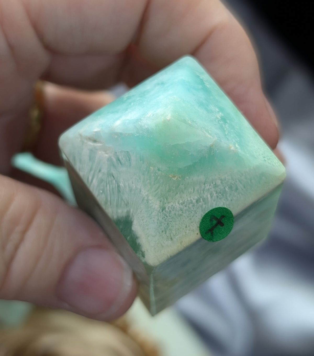 Natural AAA Quality Blue Caribbean Calcite Tower