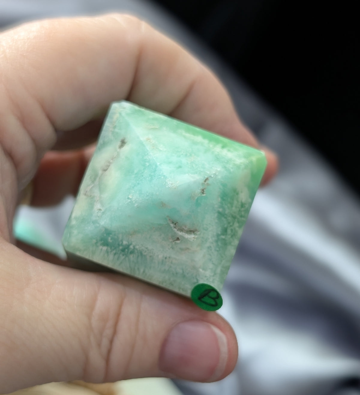 Natural AAA Quality Blue Caribbean Calcite Tower