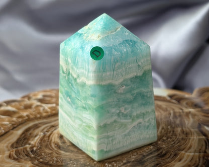 Natural AAA Quality Blue Caribbean Calcite Tower