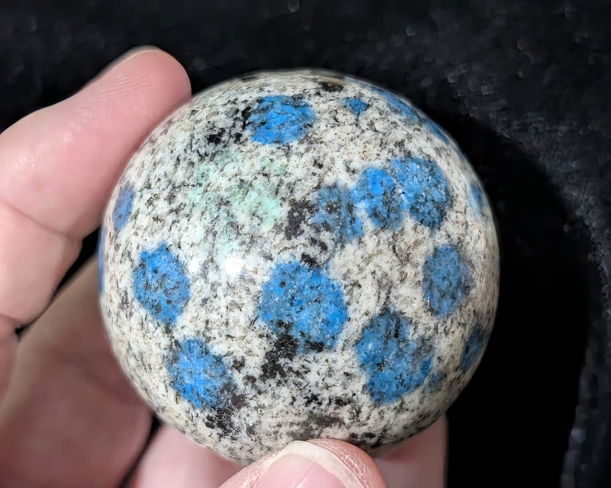 Natural Blue K2 Sphere 1A