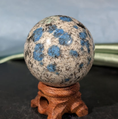 Natural Blue K2 Sphere 1B