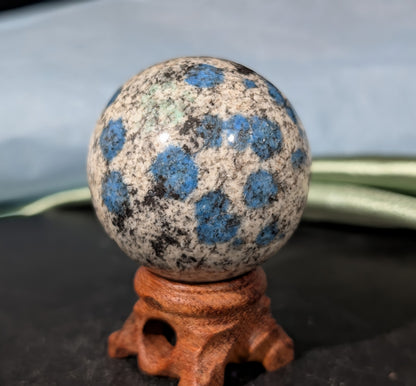 Natural Blue K2 Sphere 1C