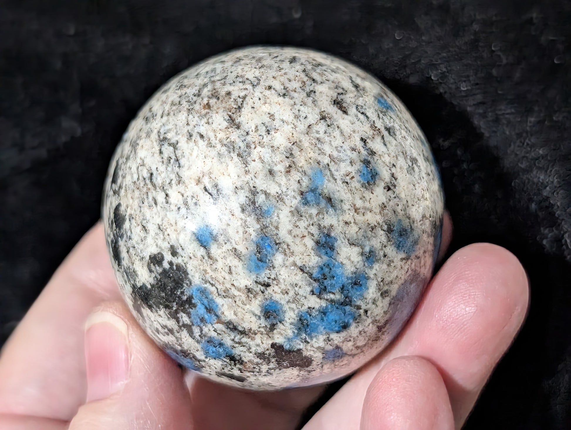 Natural Blue K2 Sphere 1D