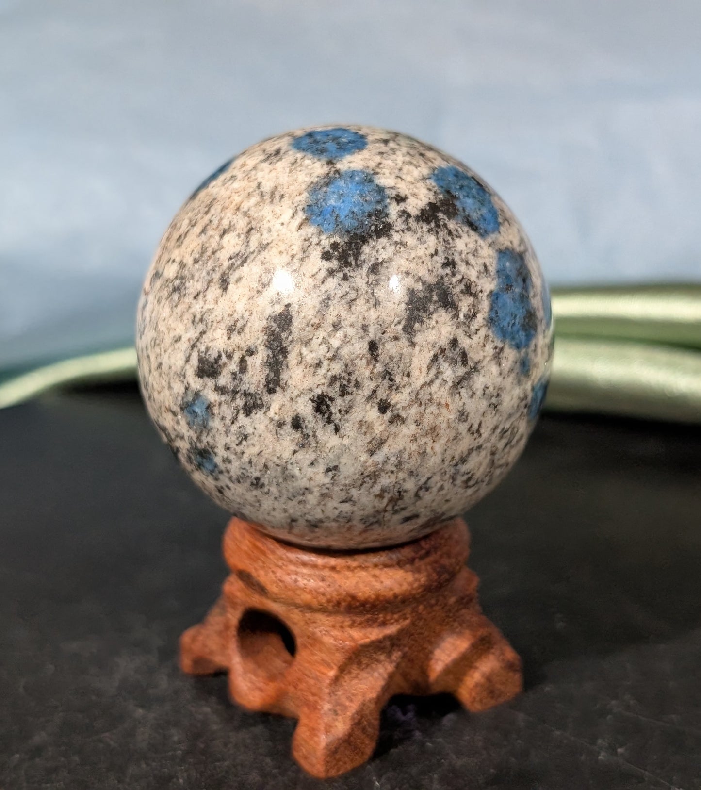 Natural Blue K2 Sphere 1E