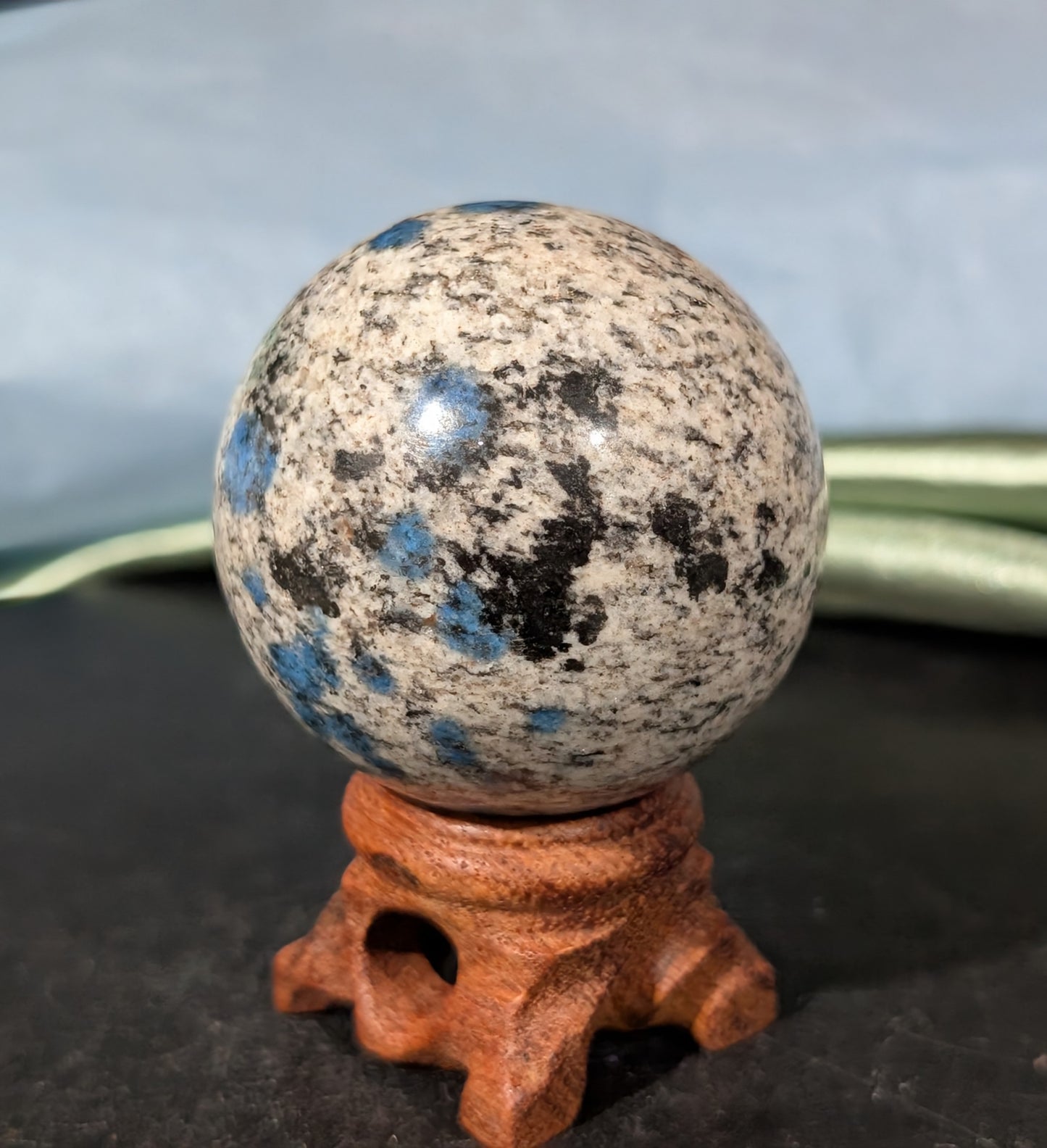 Natural Blue K2 Sphere 1I