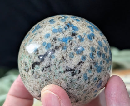 Natural Blue K2 Sphere