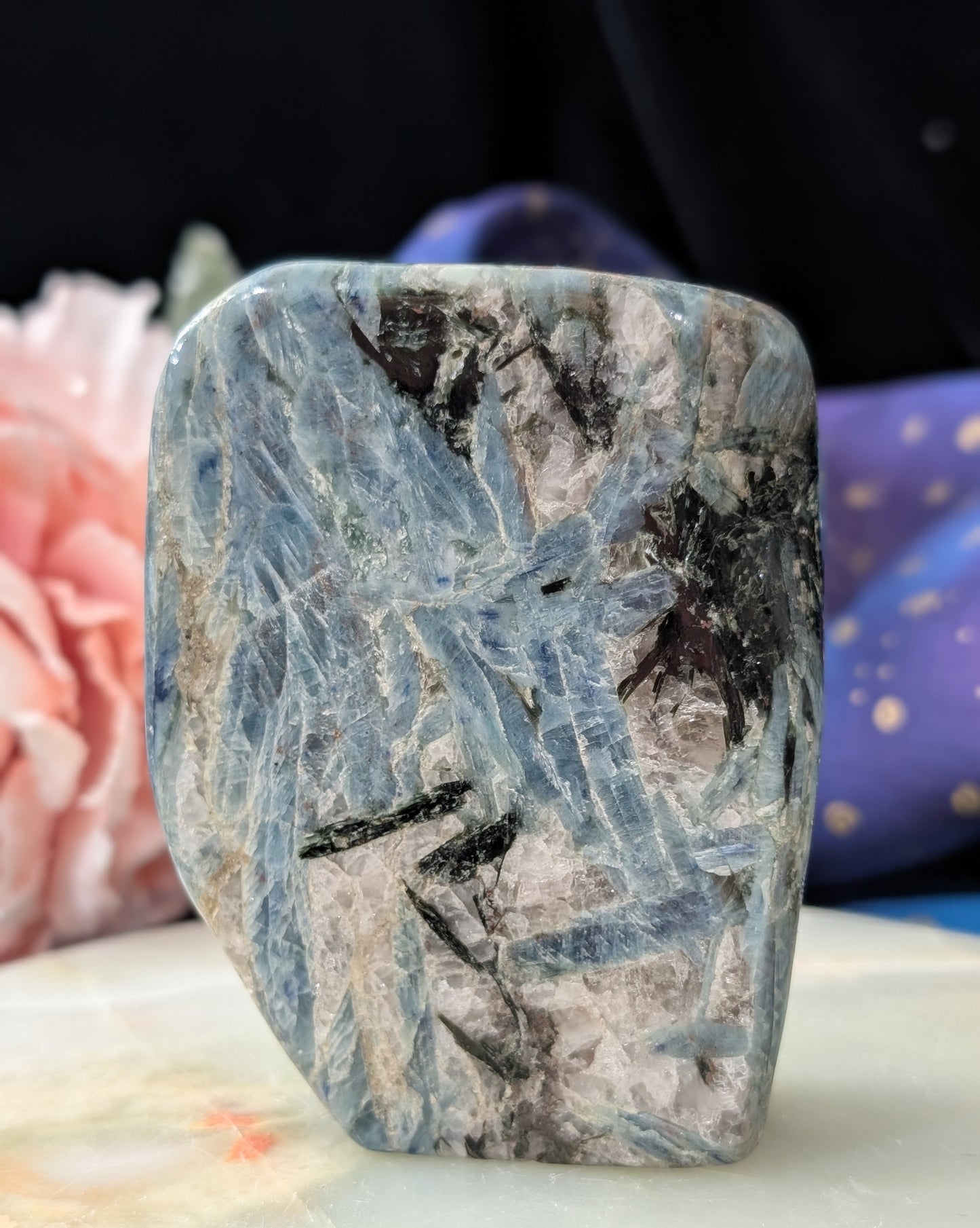 Natural Blue and Black Kyanite Freeform