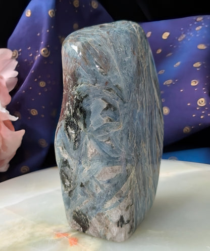 Natural Blue and Black Kyanite Freeform