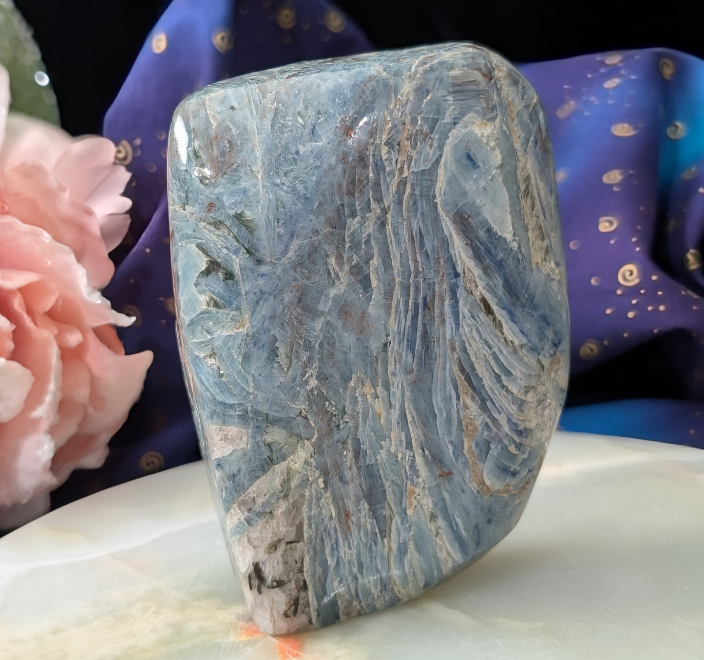 Natural Blue and Black Kyanite Freeform