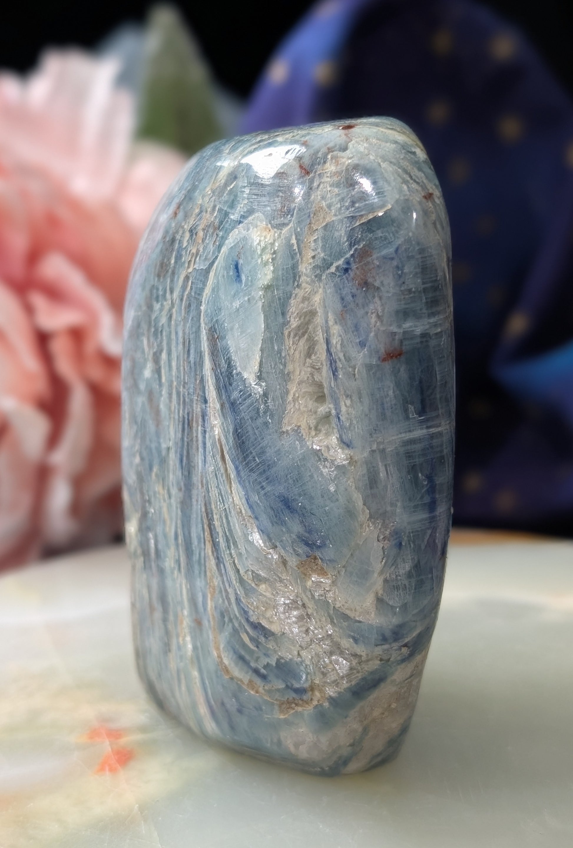 Natural Blue and Black Kyanite Freeform