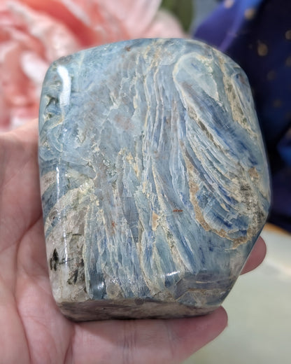Natural Blue and Black Kyanite Freeform