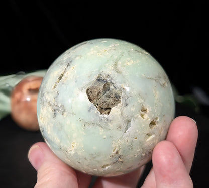 Natural Chrysoprase Sphere