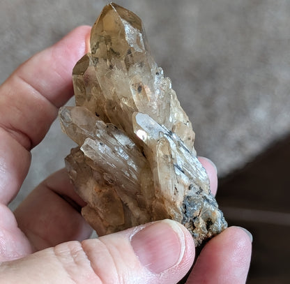 Natural Citrine Cluster Specimen