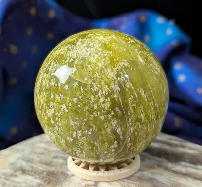 Natural Lizardite Sphere