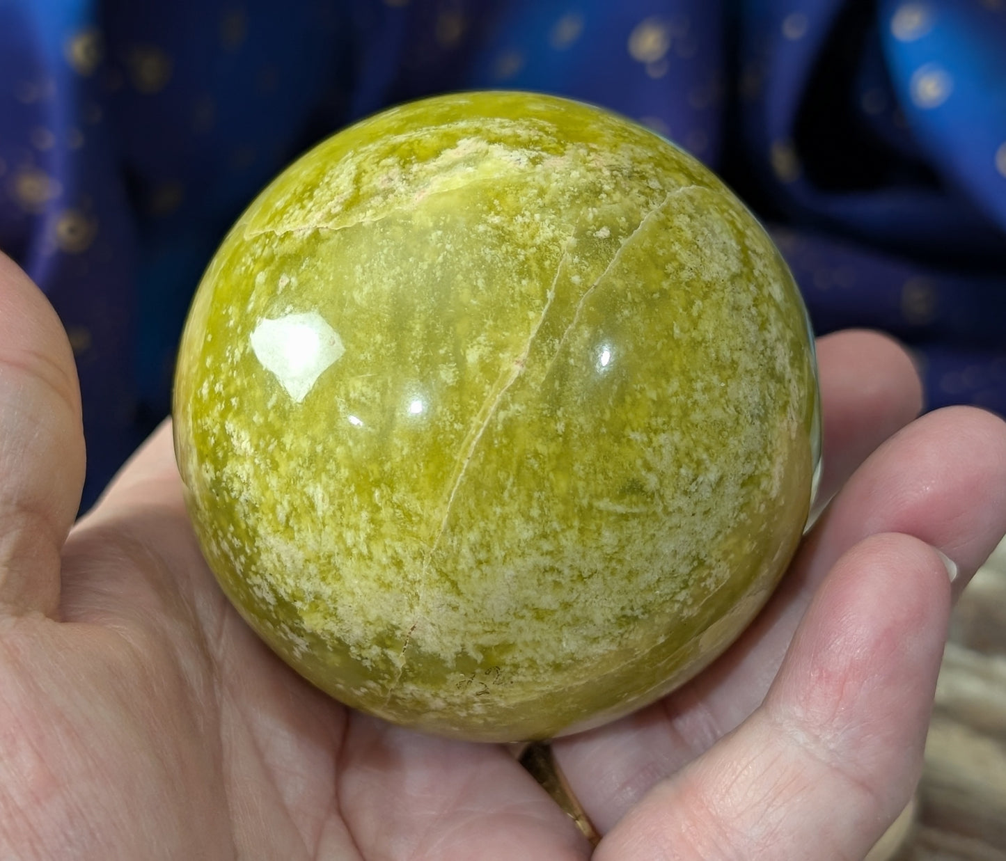 Natural Lizardite Sphere