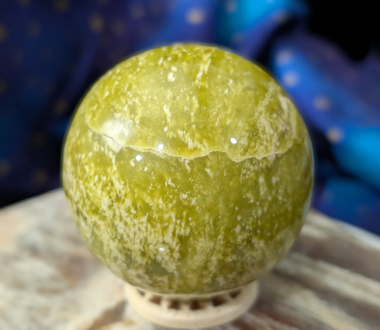 Natural Lizardite Sphere