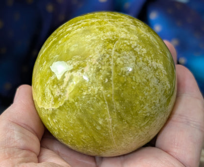 Natural Lizardite Sphere