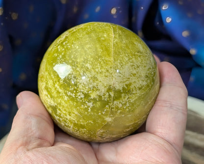 Natural Lizardite Sphere