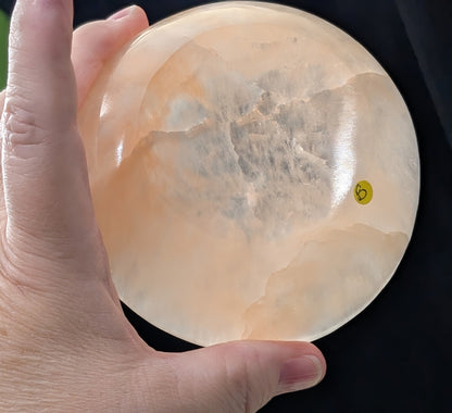 Natural Orange Selenite 4-inch Bowl