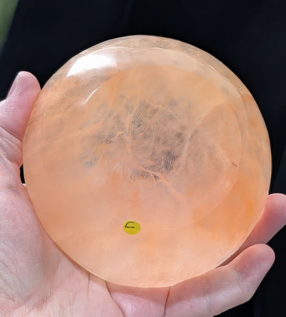 Natural Orange Selenite 4-inch Bowl