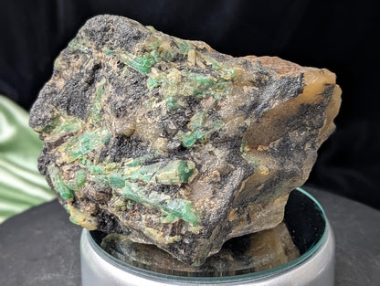 Natural Raw Emerald in Matrix Specimen 1B