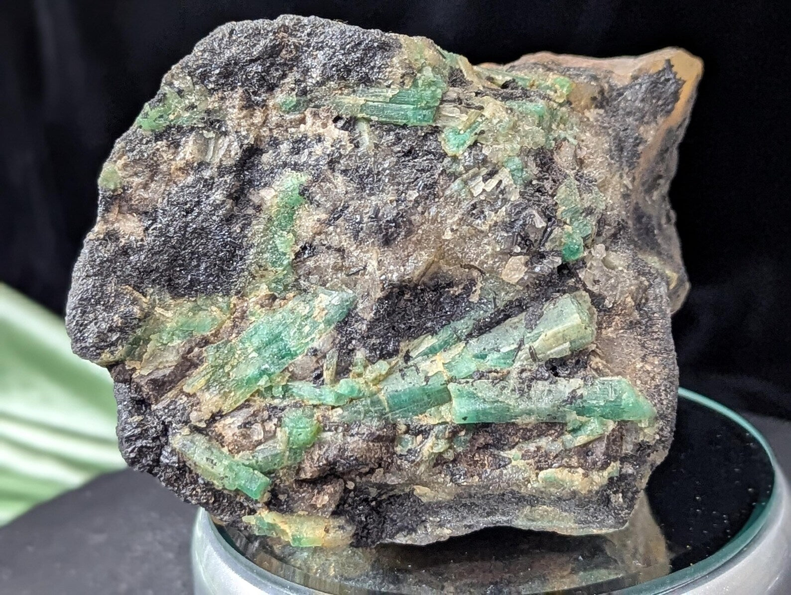 Natural Raw Emerald in Matrix Specimen 1C