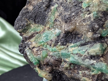 Natural Raw Emerald in Matrix Specimen 1E