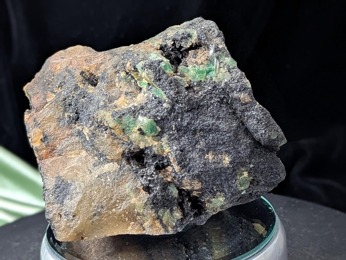 Natural Raw Emerald in Matrix Specimen 1F