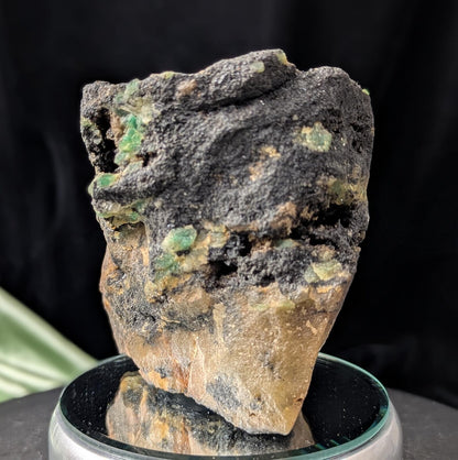 Natural Raw Emerald in Matrix Specimen 1H