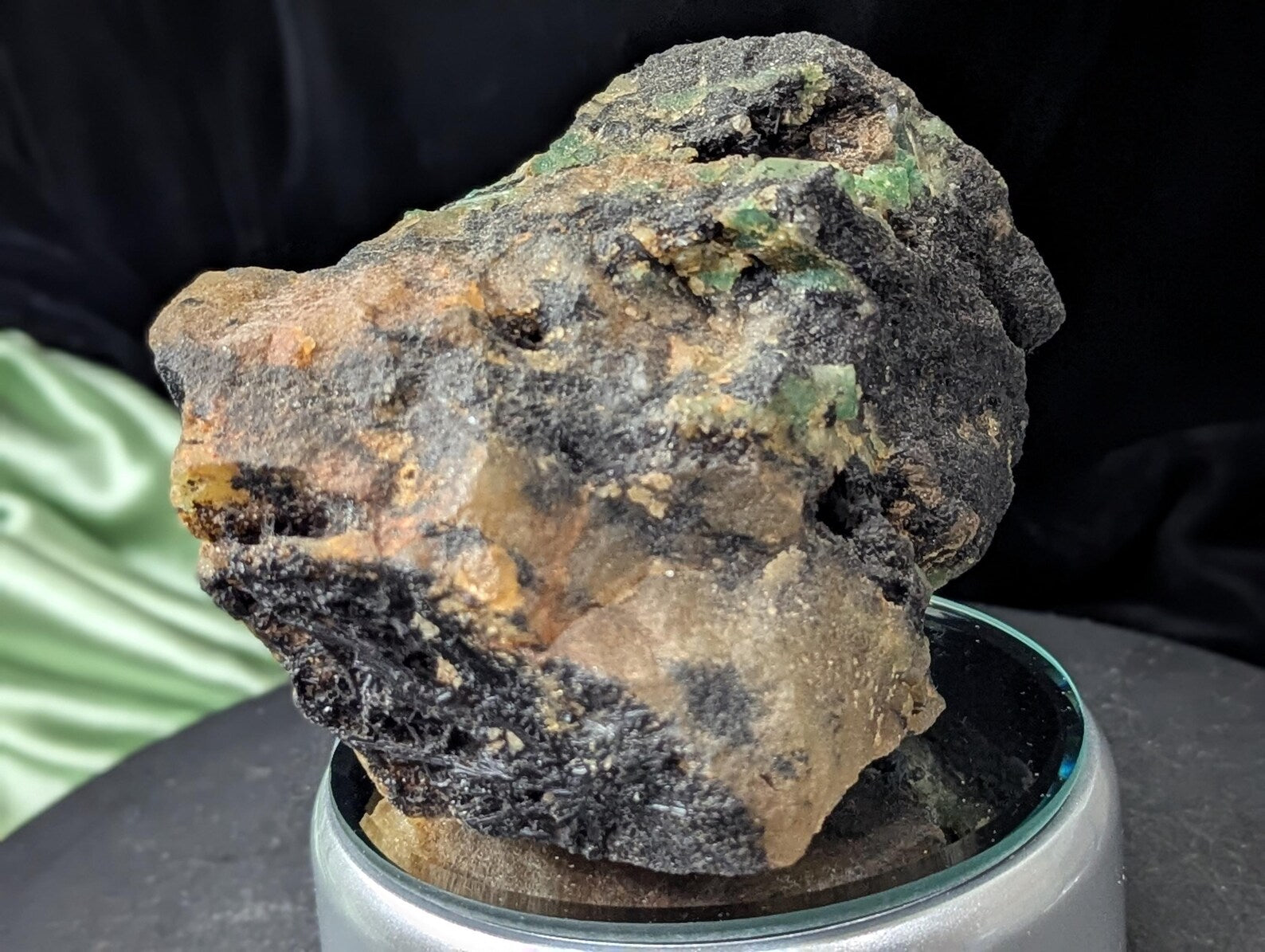 Natural Raw Emerald in Matrix Specimen 1J