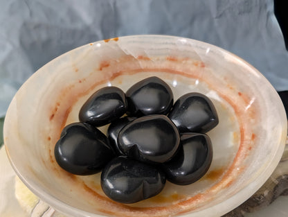 Natural Shungite Hearts