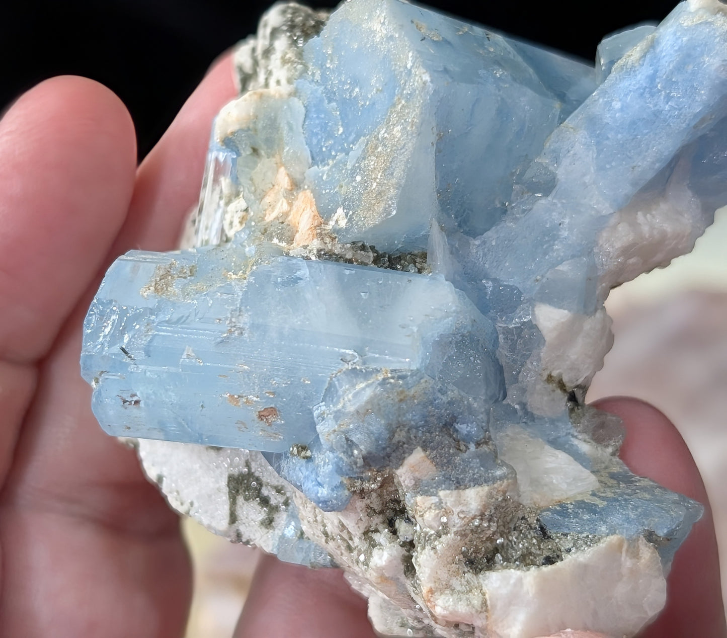 Natural Terminated Aquamarine Specimen