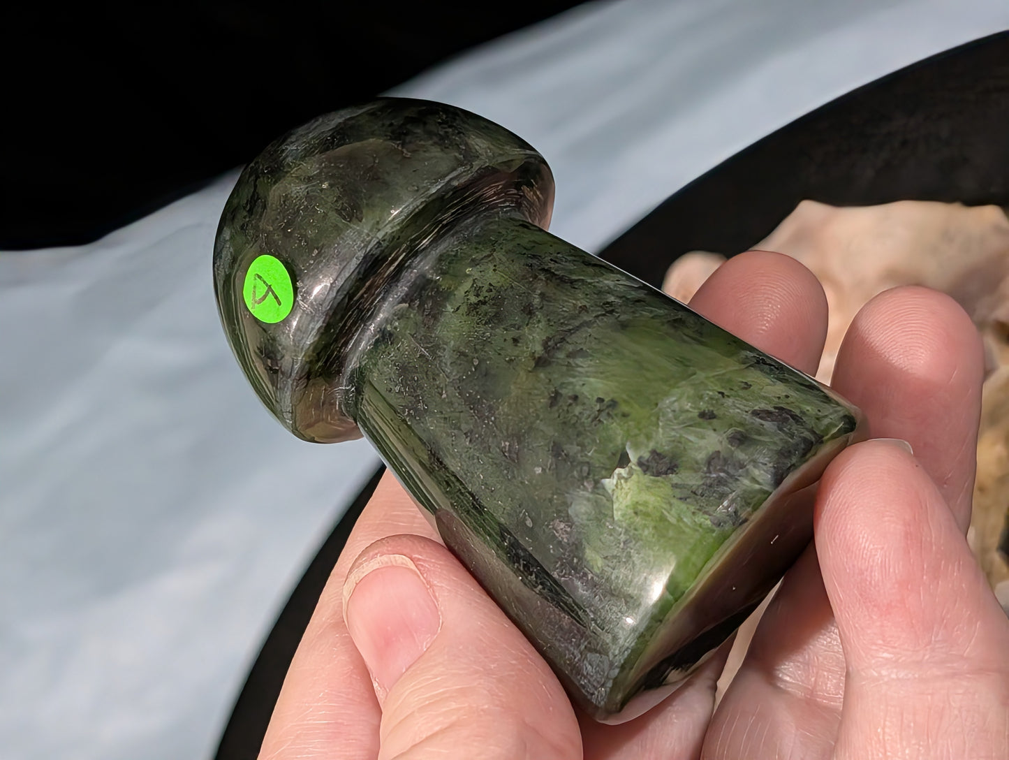 Nephrite Jade Mushroom