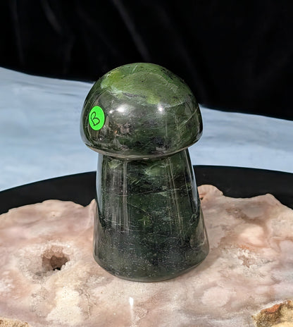 Nephrite Jade Mushroom B