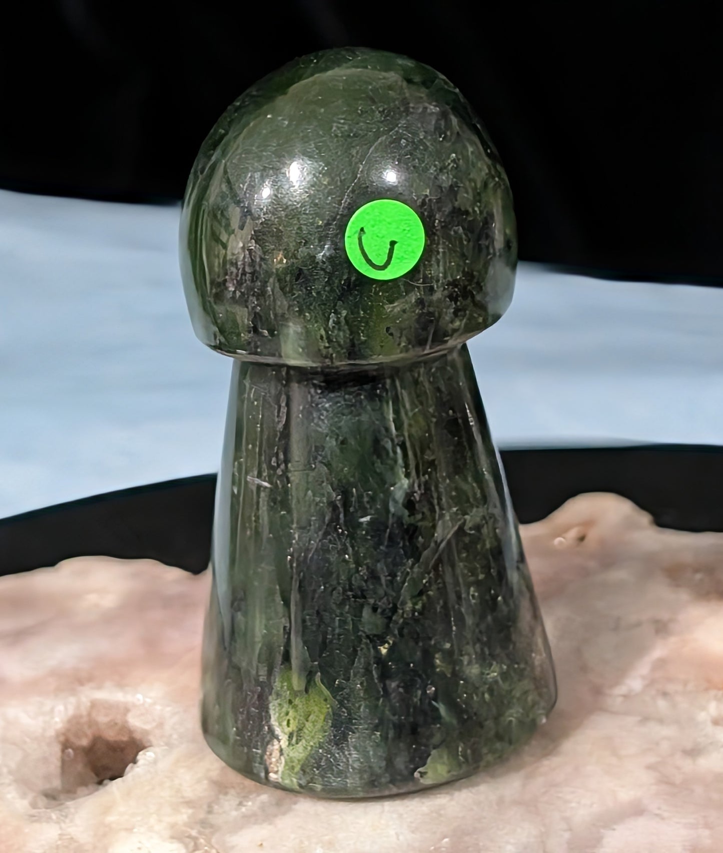 Nephrite Jade Mushroom C