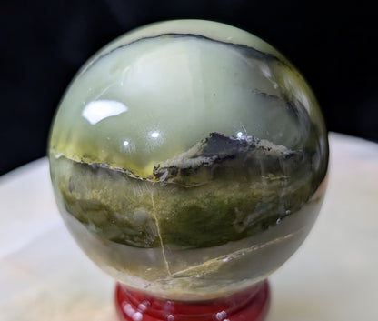 Nephrite Jade Sphere