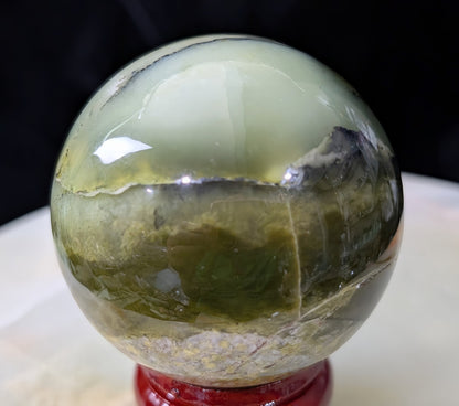 Nephrite Jade Sphere