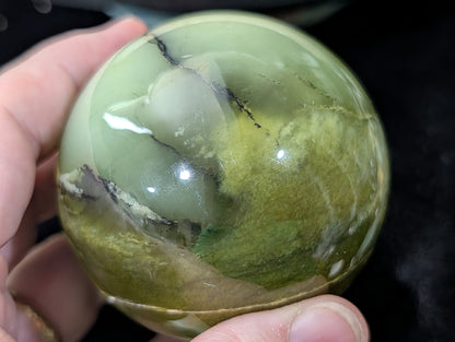 Nephrite Jade Sphere