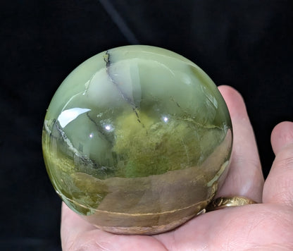 Nephrite Jade Sphere