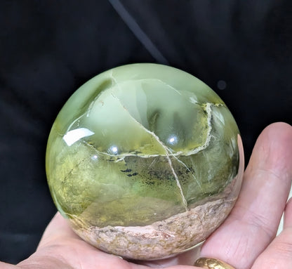 Nephrite Jade Sphere