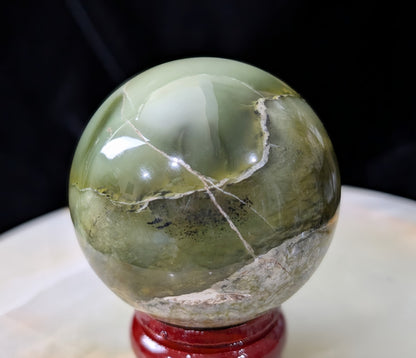 Nephrite Jade Sphere