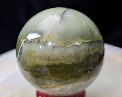 Nephrite Jade Sphere