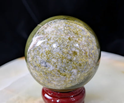 Nephrite Jade Sphere