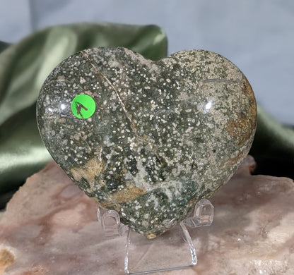 Ocean Jasper Heart