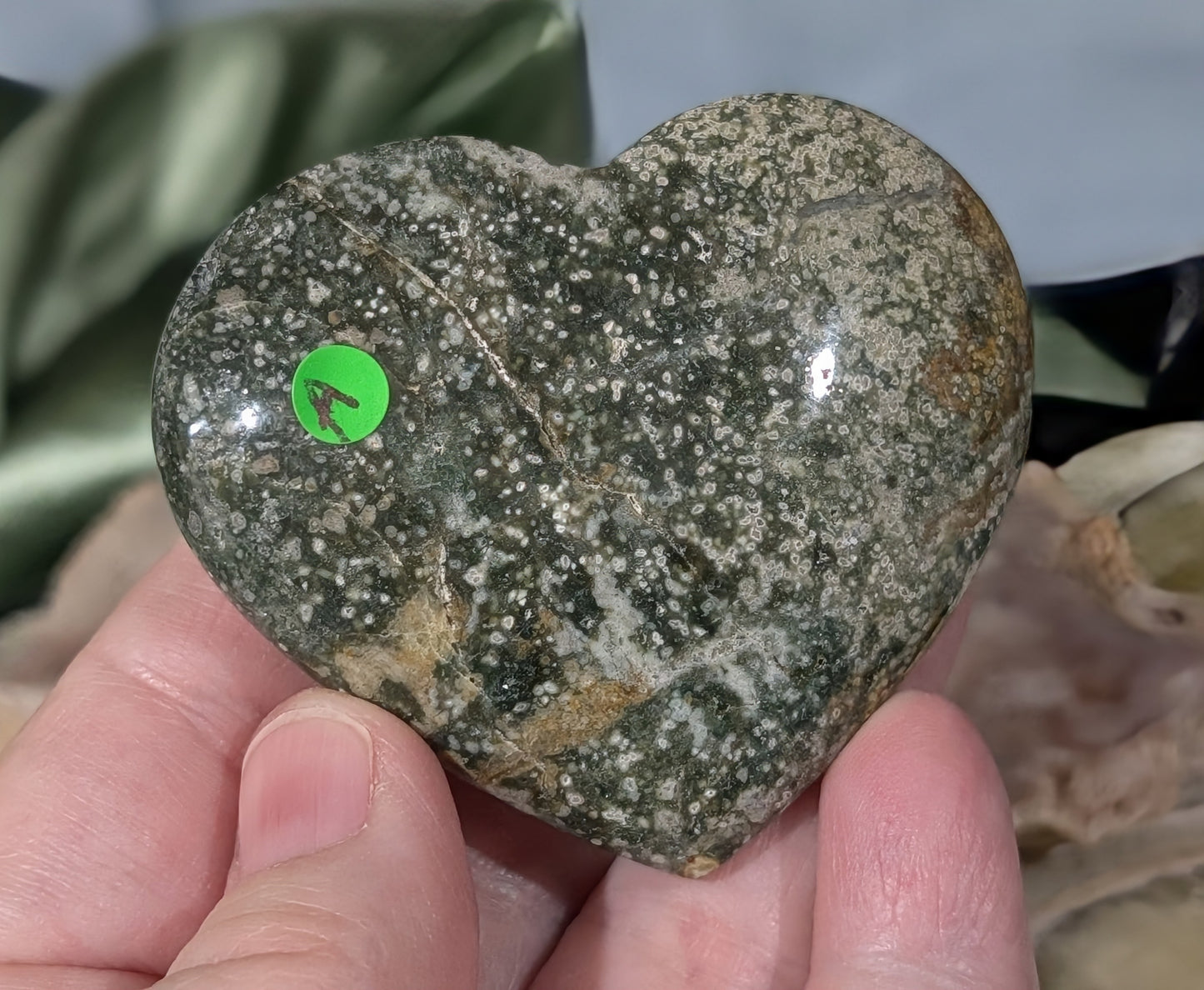 Ocean Jasper Heart