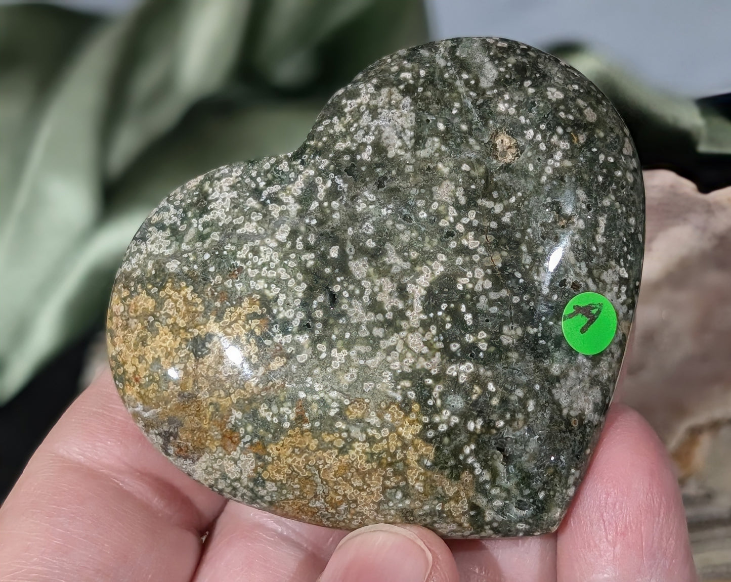 Ocean Jasper Heart
